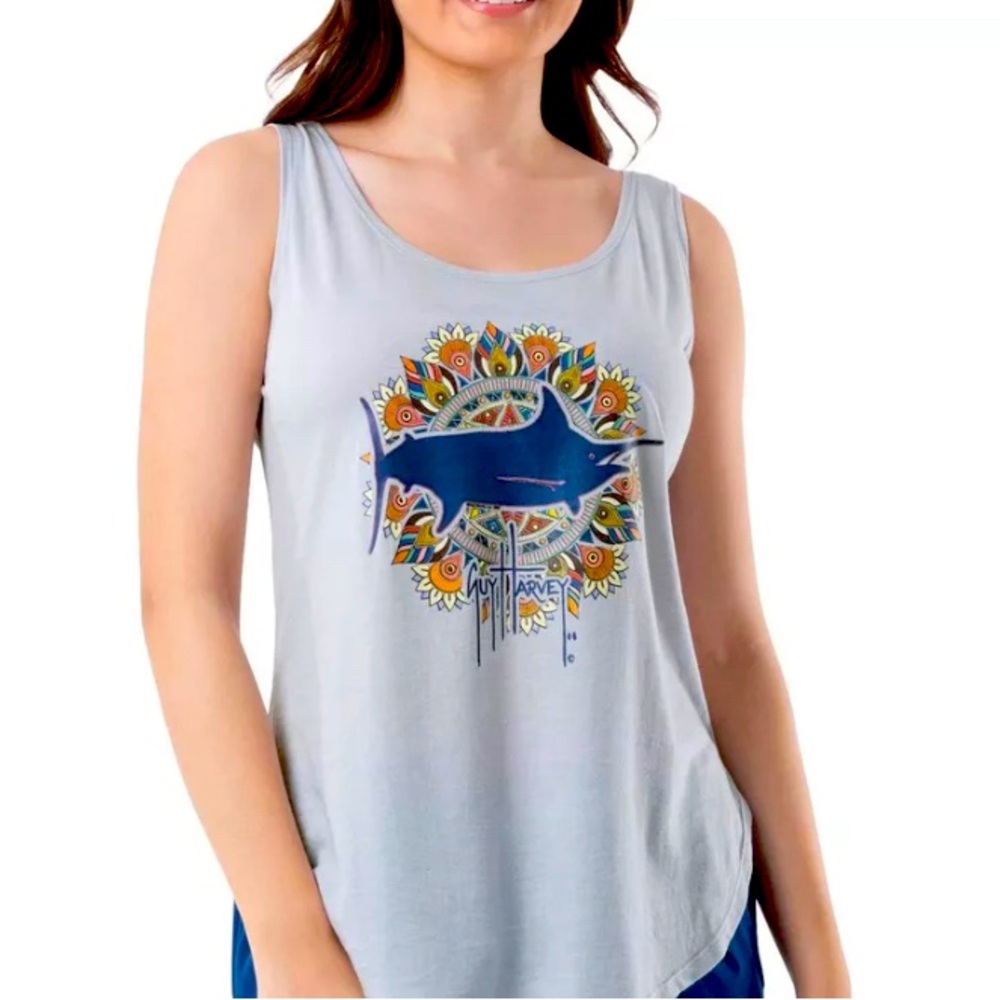 Guy Harvey Bill Man tank top women’s size medium, excellent condition